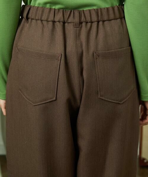 Jocomomola / ホコモモラ チノ・ワークパンツ | Pluma de flecha カーブシルエットパンツ | 詳細22