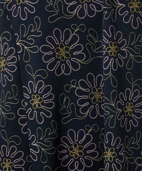 Jocomomola / ホコモモラ ロング・マキシ丈ワンピース | Crisantemo curvo フラワー総刺繍ワンピース | 詳細13