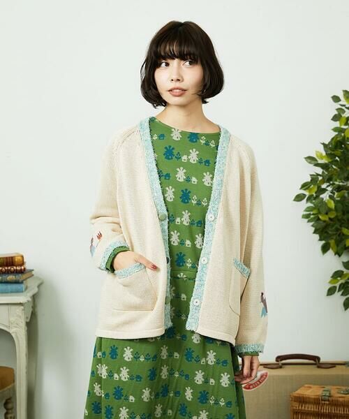 Jocomomola / ホコモモラ カーディガン・ボレロ | Nide de pajaro ファンシーヤーンニットカーディガン | 詳細15