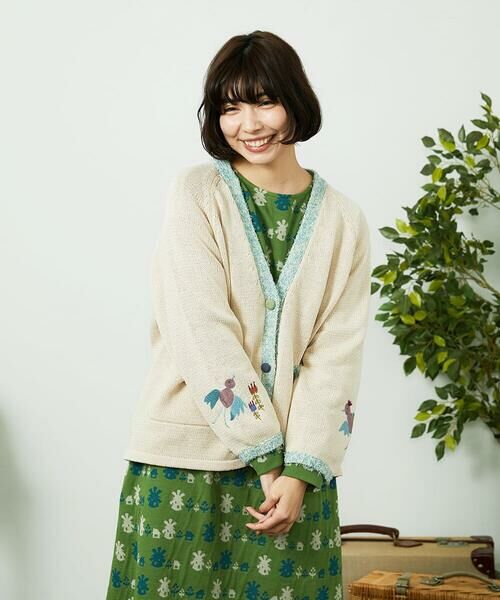 Jocomomola / ホコモモラ カーディガン・ボレロ | Nide de pajaro ファンシーヤーンニットカーディガン | 詳細16