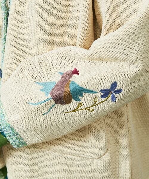 Jocomomola / ホコモモラ カーディガン・ボレロ | Nide de pajaro ファンシーヤーンニットカーディガン | 詳細19