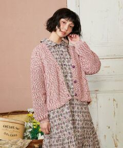 Jocomomola / ホコモモラ カーディガン・ボレロ | カラーネップニットカーディガン