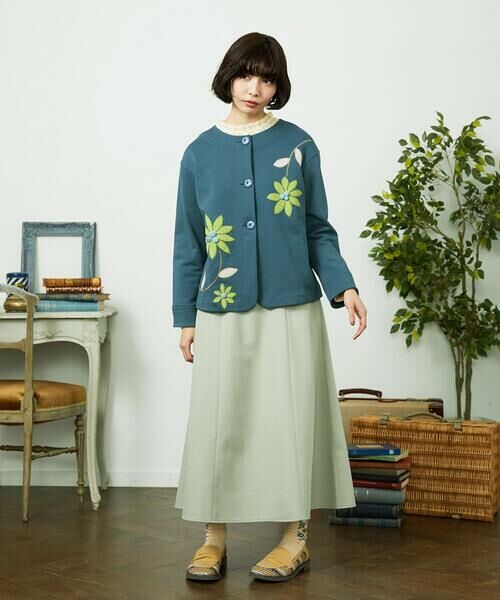 Jocomomola / ホコモモラ カーディガン・ボレロ | Palominos flor フラワーアップリケカーディガン | 詳細17