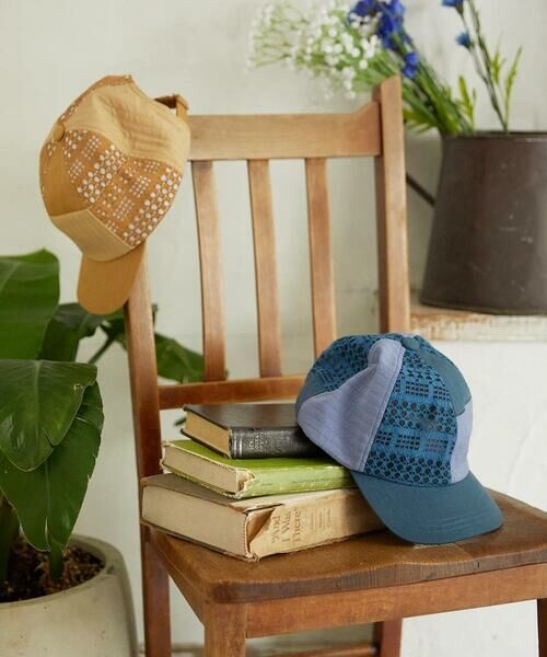 Jocomomola / ホコモモラ キャップ | パッチレース切り替えデザインキャップ | 詳細13