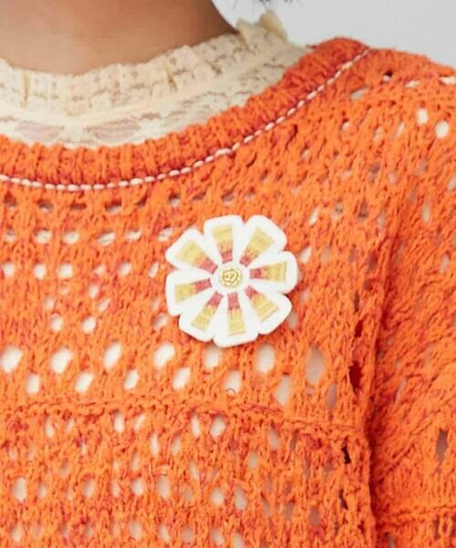 Jocomomola / ホコモモラ ニット・セーター | Molino チュールヤーン透かし編みニット | 詳細4