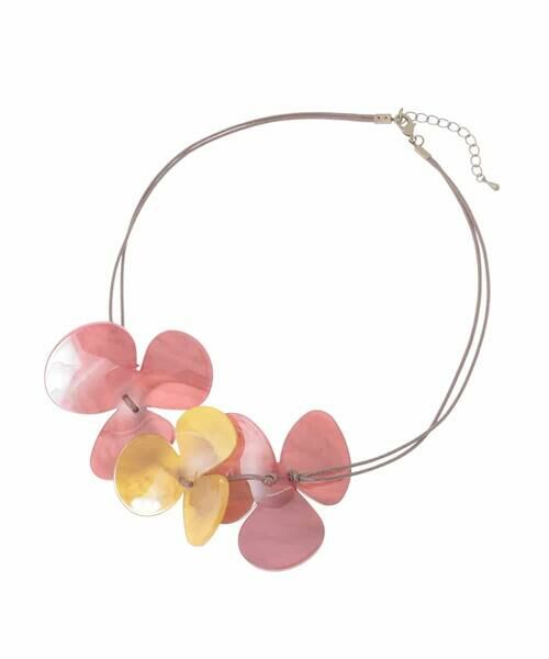 Jocomomola / ホコモモラ ネックレス・ペンダント・チョーカー | ダブルコードフラワーモチーフネックレス | 詳細2