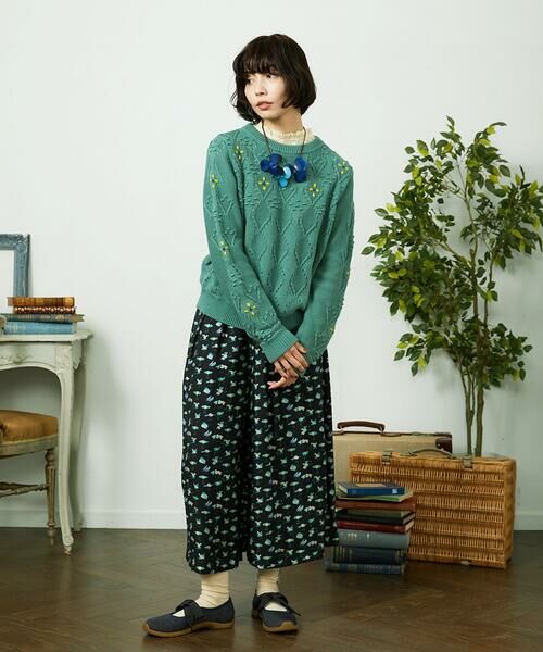 Jocomomola / ホコモモラ ネックレス・ペンダント・チョーカー | ダブルコードフラワーモチーフネックレス | 詳細3