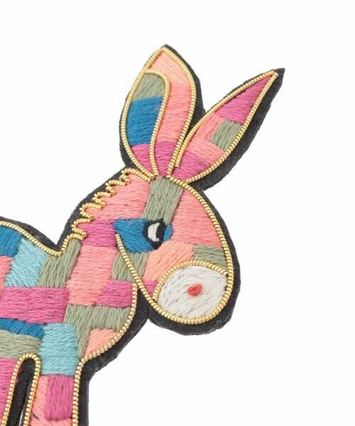 Jocomomola / ホコモモラ ブローチ・コサージュ | ロバ インド刺繍ブローチ | 詳細5