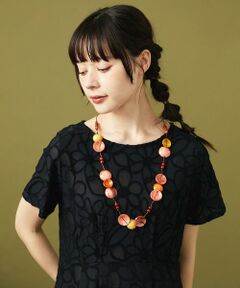 Jocomomola / ホコモモラ ネックレス・ペンダント・チョーカー | 陶器風アクリルビーズネックレス