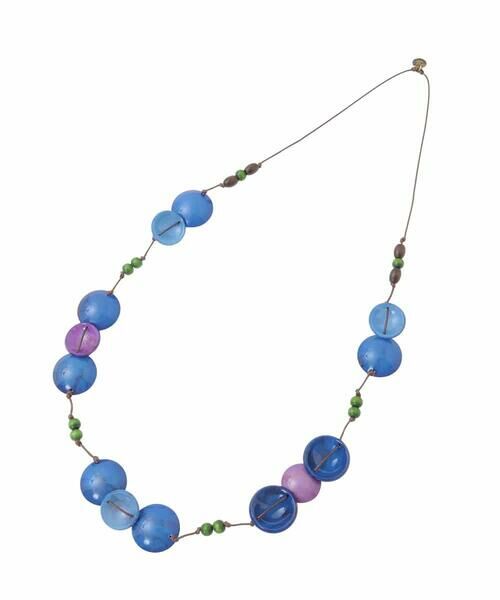 Jocomomola / ホコモモラ ネックレス・ペンダント・チョーカー | 陶器風アクリルビーズネックレス | 詳細1