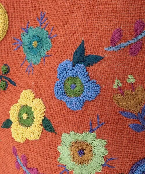 Jocomomola / ホコモモラ トートバッグ | フラワービーズ刺繍トートバッグ | 詳細4