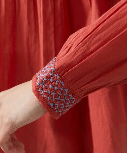 Jocomomola / ホコモモラ シャツ・ブラウス | Baile animal アニマル刺繍ブラウス | 詳細10