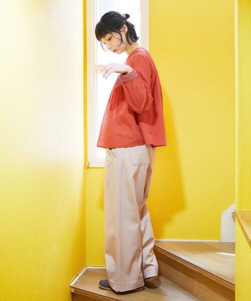 Jocomomola / ホコモモラ シャツ・ブラウス | Baile animal アニマル刺繍ブラウス | 詳細5