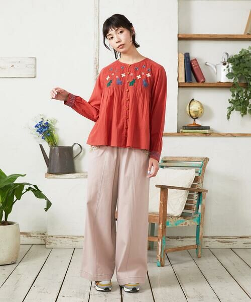 Jocomomola / ホコモモラ シャツ・ブラウス | Baile animal アニマル刺繍ブラウス | 詳細6