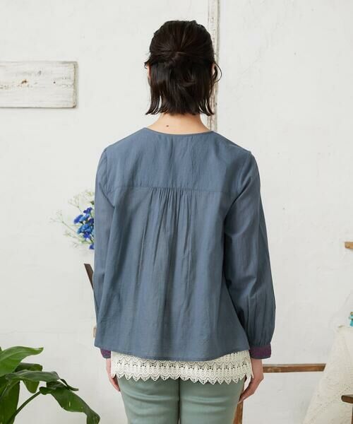 Jocomomola / ホコモモラ シャツ・ブラウス | Baile animal アニマル刺繍ブラウス | 詳細13