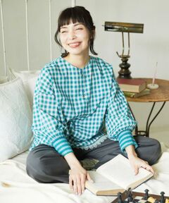 Jocomomola / ホコモモラ シャツ・ブラウス | Puntada ギンガムチェックブラウス