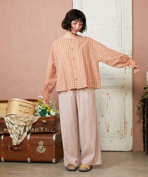 Jocomomola / ホコモモラ シャツ・ブラウス | Puntada ギンガムチェックブラウス | 詳細3