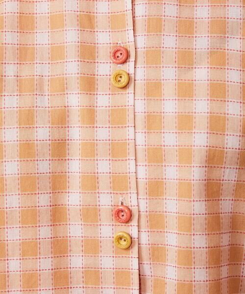 Jocomomola / ホコモモラ シャツ・ブラウス | Puntada ギンガムチェックブラウス | 詳細7