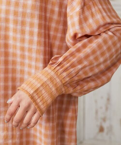 Jocomomola / ホコモモラ シャツ・ブラウス | Puntada ギンガムチェックブラウス | 詳細8