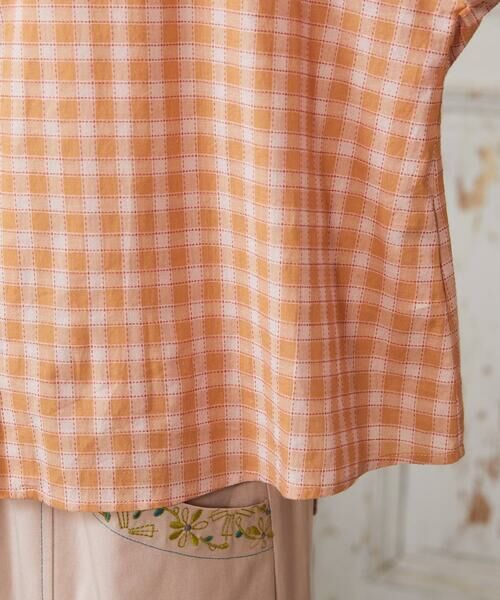 Jocomomola / ホコモモラ シャツ・ブラウス | Puntada ギンガムチェックブラウス | 詳細9