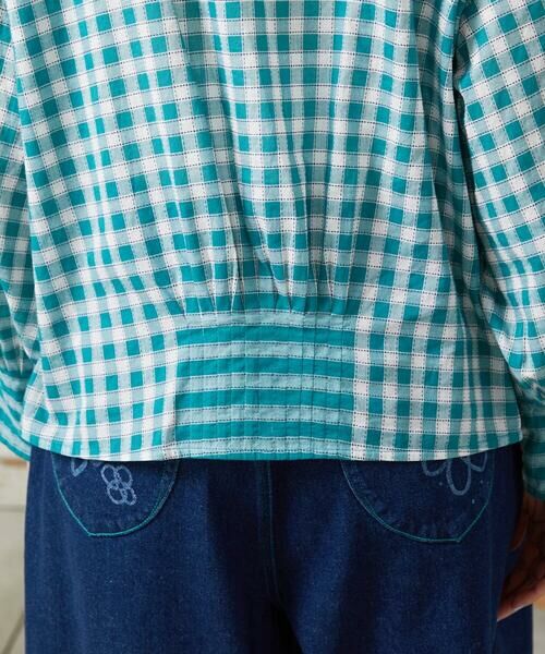 Jocomomola / ホコモモラ シャツ・ブラウス | Puntada ギンガムチェックブラウス | 詳細19