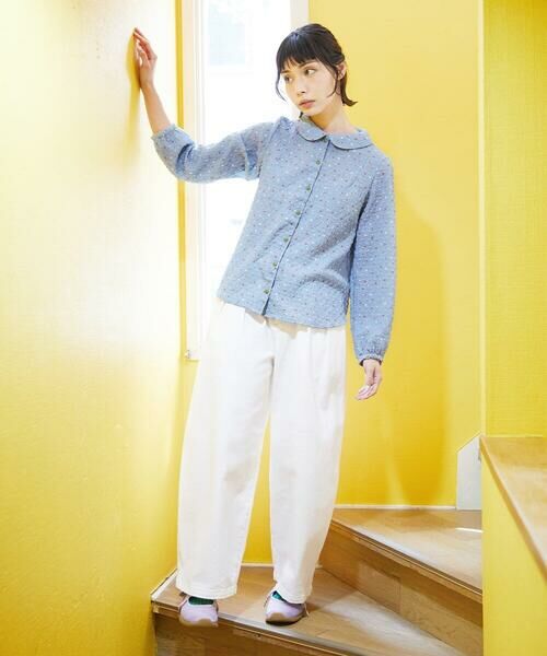 Jocomomola / ホコモモラ シャツ・ブラウス | エンボスドットブラウス | 詳細2