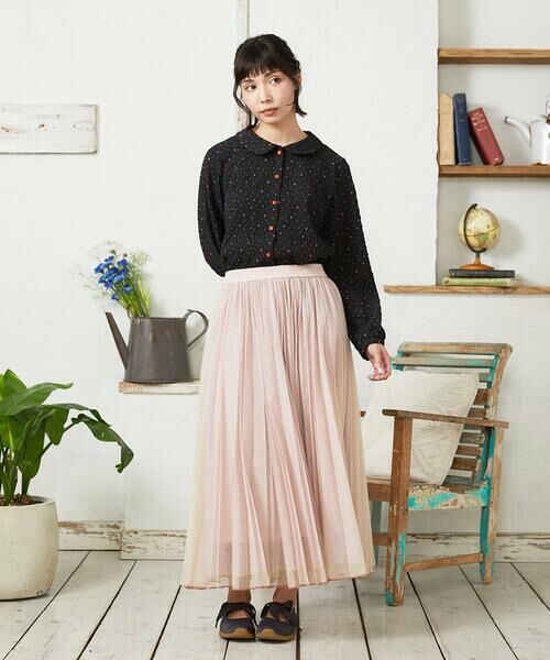 Jocomomola / ホコモモラ シャツ・ブラウス | エンボスドットブラウス | 詳細7