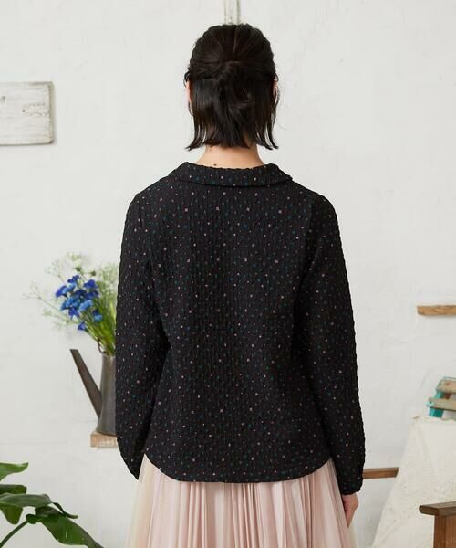 Jocomomola / ホコモモラ シャツ・ブラウス | エンボスドットブラウス | 詳細9
