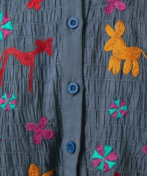 Jocomomola / ホコモモラ ロング・マキシ丈ワンピース | Baile animal アニマル刺繍ワンピース | 詳細13