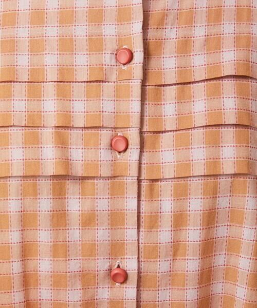 Jocomomola / ホコモモラ ロング・マキシ丈ワンピース | Puntada ギンガムチェックシャツワンピース | 詳細8