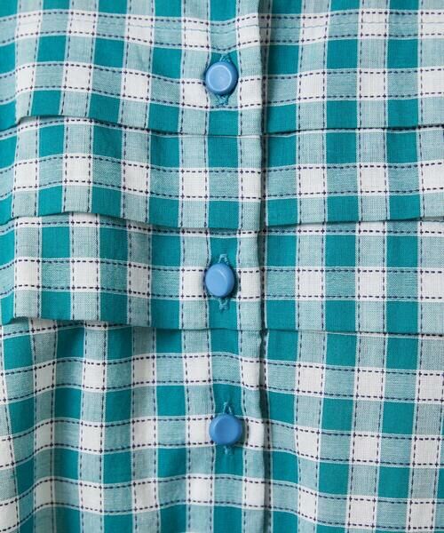 Jocomomola / ホコモモラ ロング・マキシ丈ワンピース | Puntada ギンガムチェックシャツワンピース | 詳細13