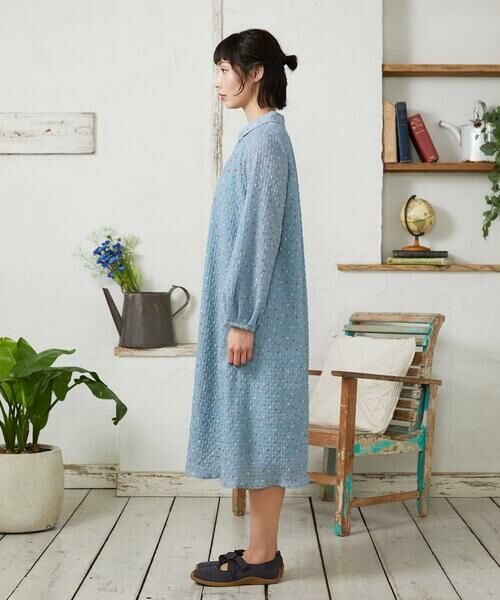 Jocomomola / ホコモモラ ロング・マキシ丈ワンピース | エンボスドットワンピース | 詳細2