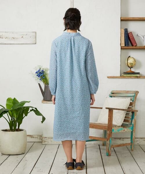 Jocomomola / ホコモモラ ロング・マキシ丈ワンピース | エンボスドットワンピース | 詳細3