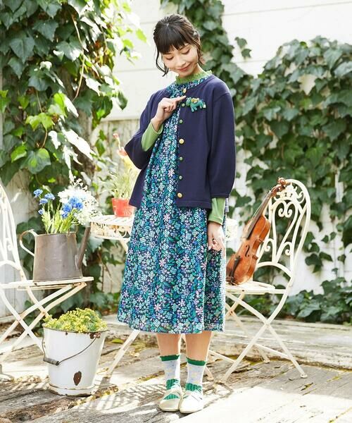 Jocomomola / ホコモモラ ロング・マキシ丈ワンピース | El Rucio フラワープリントレースワンピース［オケージョン］ | 詳細12