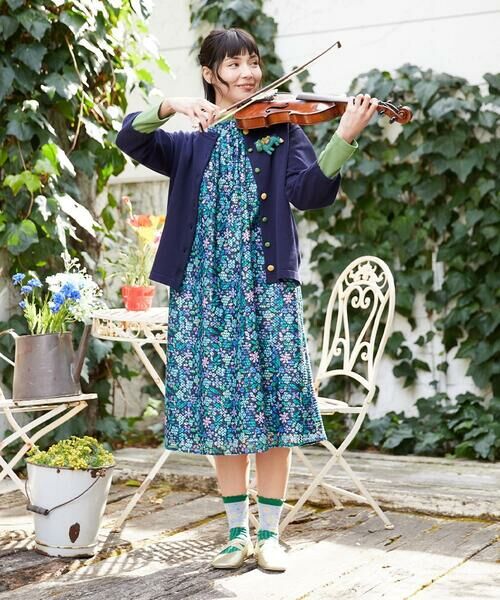 Jocomomola / ホコモモラ ロング・マキシ丈ワンピース | El Rucio フラワープリントレースワンピース［オケージョン］ | 詳細13