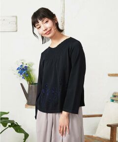 Jocomomola / ホコモモラ ニット・セーター | El Rucio フラワー刺繍ニットプルオーバー