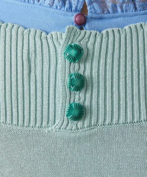 Jocomomola / ホコモモラ ニット・セーター | El Rucio フラワー刺繍ニットプルオーバー | 詳細5