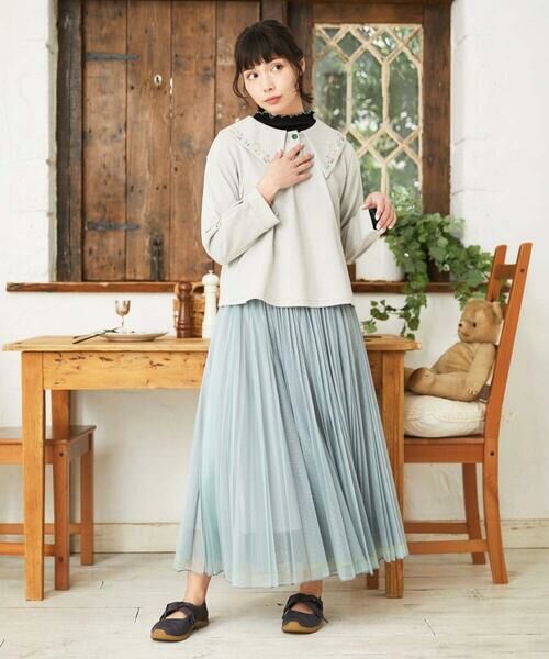 Jocomomola / ホコモモラ ロング・マキシ丈スカート | 【2WAY】Ambos チュールリバーシブルスカート | 詳細2