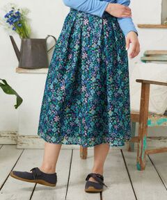 Jocomomola / ホコモモラ ロング・マキシ丈スカート | El Rucio フラワープリントレースフレアスカート［オケージョン］