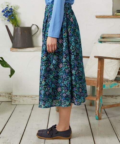 Jocomomola / ホコモモラ ロング・マキシ丈スカート | El Rucio フラワープリントレースフレアスカート［オケージョン］ | 詳細11