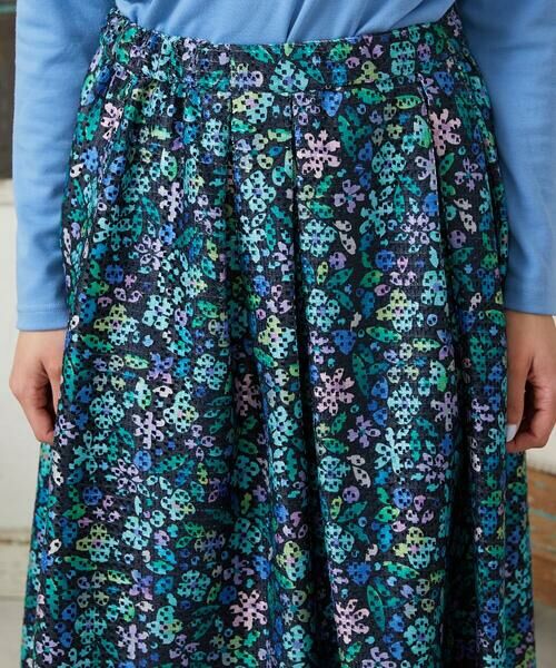 Jocomomola / ホコモモラ ロング・マキシ丈スカート | El Rucio フラワープリントレースフレアスカート［オケージョン］ | 詳細13