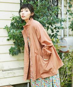 Jocomomola / ホコモモラ その他アウター | Lisa ナイロンミドル丈スプリングコート