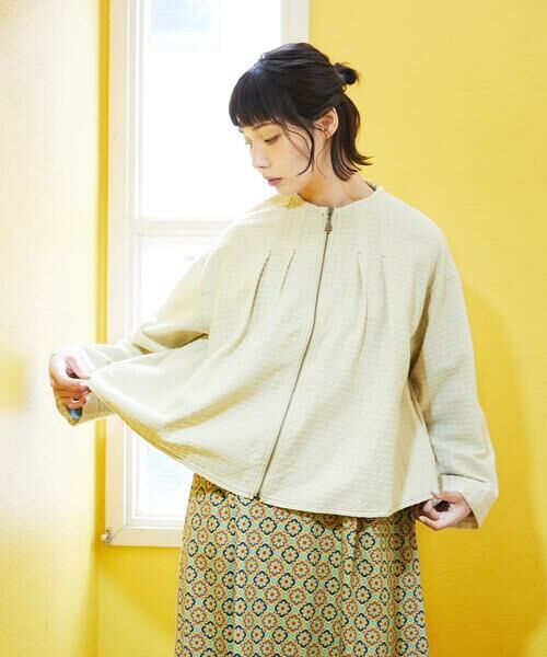 Jocomomola / ホコモモラ ノーカラージャケット | Encrucijada ドビーノーカラージャケット | 詳細1