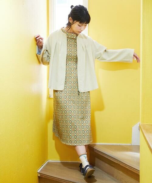 Jocomomola / ホコモモラ ノーカラージャケット | Encrucijada ドビーノーカラージャケット | 詳細3