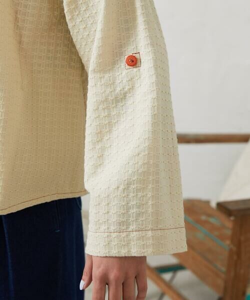 Jocomomola / ホコモモラ ノーカラージャケット | Encrucijada ドビーノーカラージャケット | 詳細8