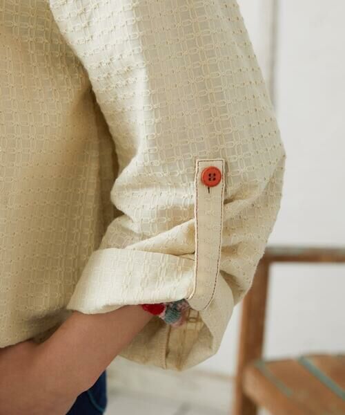 Jocomomola / ホコモモラ ノーカラージャケット | Encrucijada ドビーノーカラージャケット | 詳細9