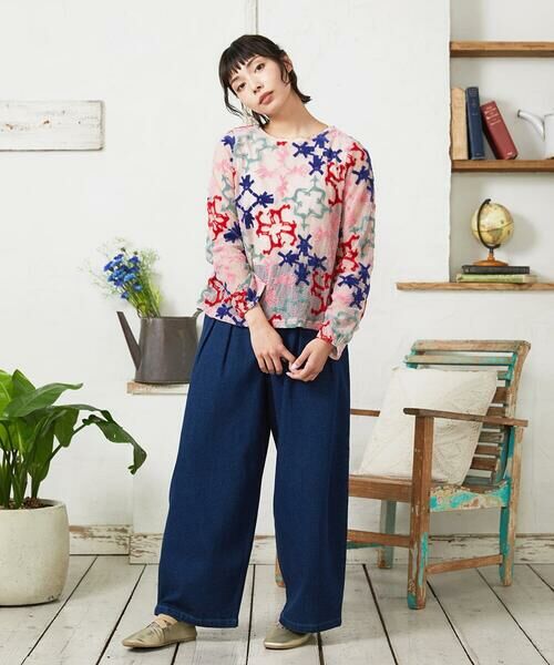 Jocomomola / ホコモモラ カットソー | Caballerias アニマルジャカードシアーカットソー | 詳細2