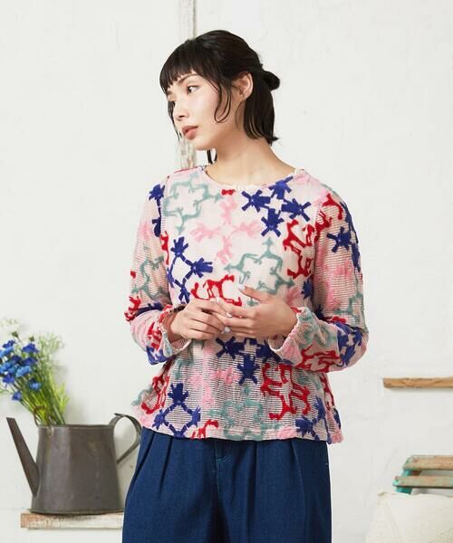 Jocomomola / ホコモモラ カットソー | Caballerias アニマルジャカードシアーカットソー | 詳細3