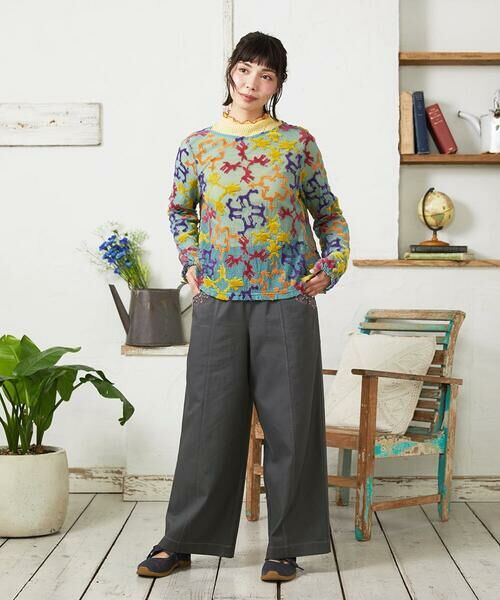 Jocomomola / ホコモモラ カットソー | Caballerias アニマルジャカードシアーカットソー | 詳細11