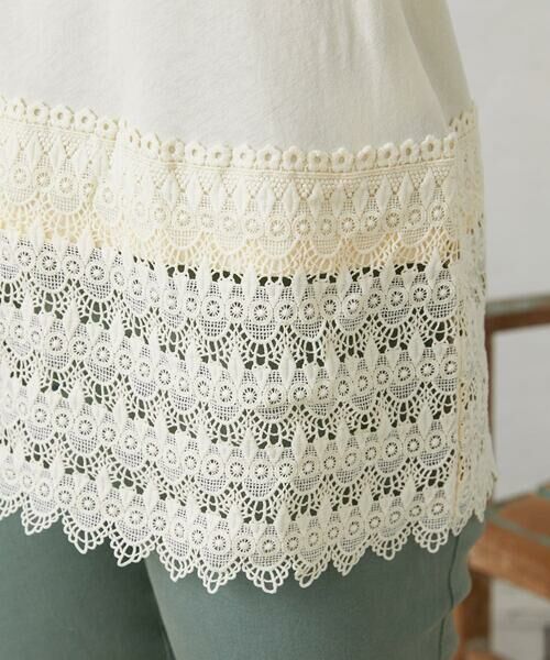 Jocomomola / ホコモモラ タンクトップ | 天竺レースキャミソール | 詳細19